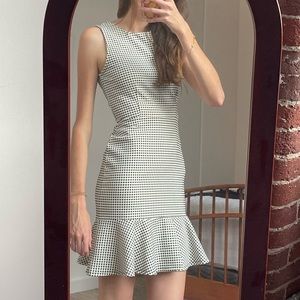 Banana Republic black and white dress